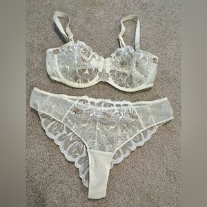 Chantelle bra and panty set